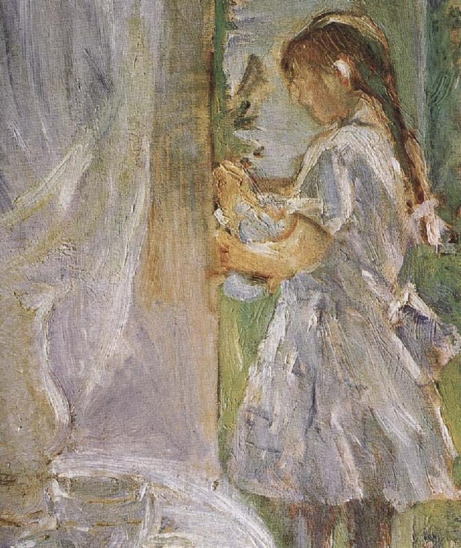 Berthe Morisot Detail of At the little cottage